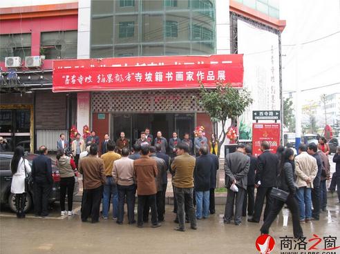 陕西商洛举办寺坡籍书画家作品展