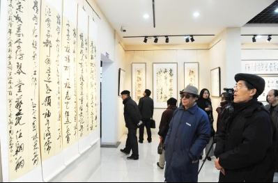 周志高、张友宪书画展江苏扬州开幕