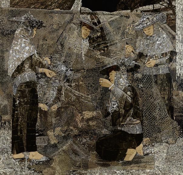 织情叙意 作者:张玉惠 规格:180×190cm(金奖作品)