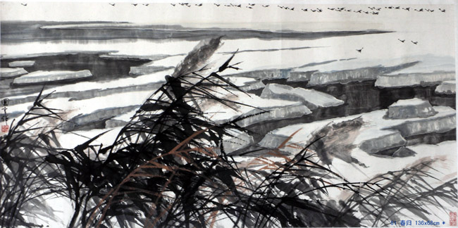 吴国言中国画展在加拿大温哥华开幕