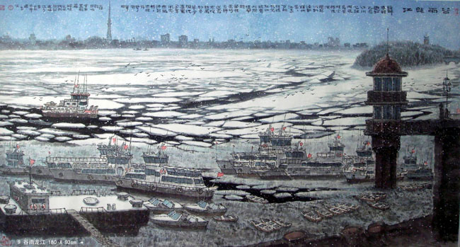 吴国言中国画展在加拿大温哥华开幕