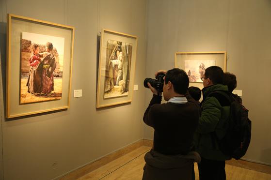 流光溢彩·刘云生水彩画展在中国美术馆开幕