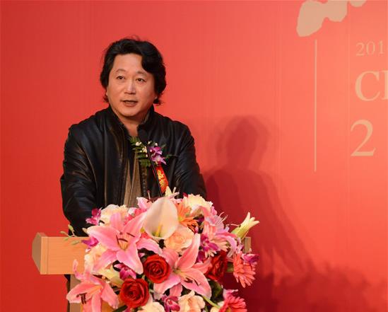 中国国家画院副院长张江舟致词