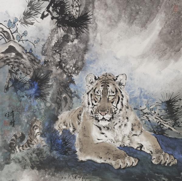 刘海粟美术馆“展望未来”蔡育贤
