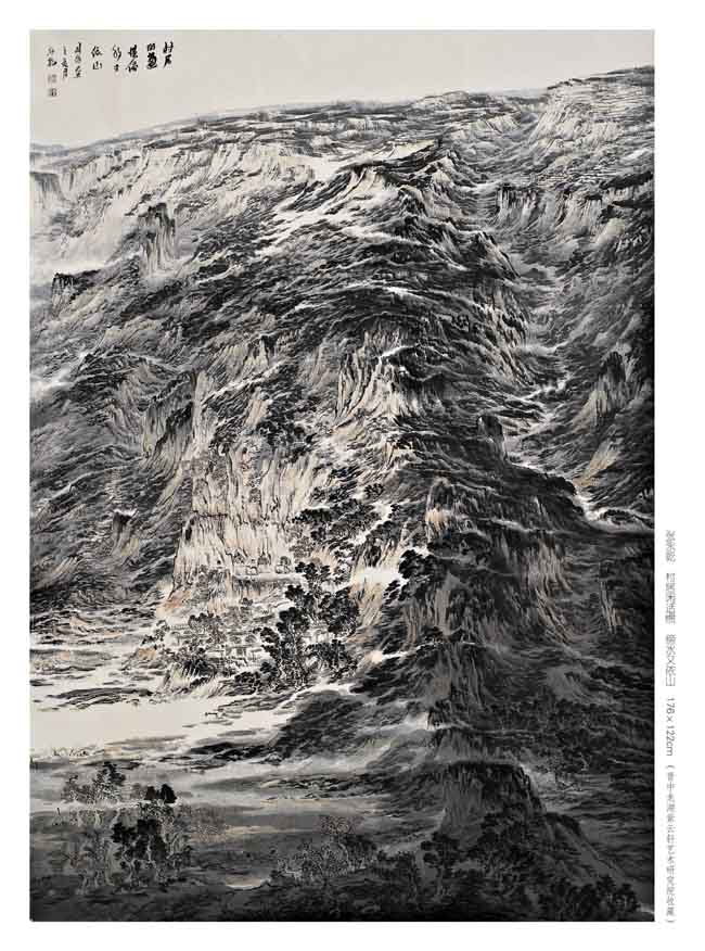 中国山水画家张永乾作品