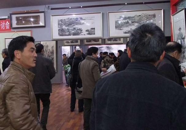 杨济淮、李世银国画作品展暨艺术研讨会在豫皖情艺术馆举行