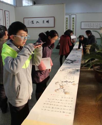 山西运城河东八友迎春书画新作展开幕