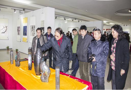 毛晓春金石篆书青州展引轰动