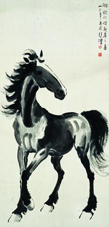 中央美术学院美术馆展出馆藏马画作品