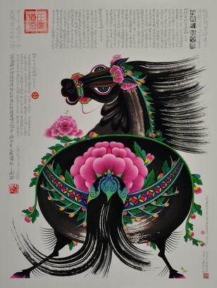 中央美术学院美术馆展出馆藏马画作品