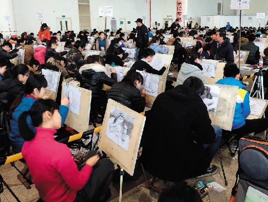 中国美院2014年本科招生约7.8万人次报考
