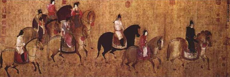 宋版《虢国夫人游春图》亮相辽宁省博物馆