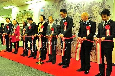 中国书画展亮相日本东京中国文化中心