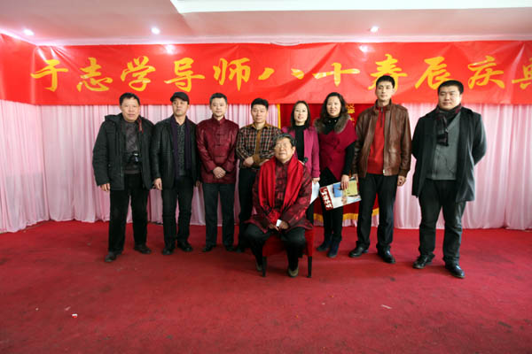 于志学老师与冰雪画派黄埔二期合影