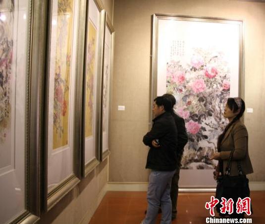 赵文成盛世春晖中国画展山东菏泽举行