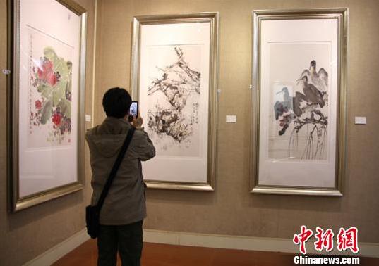 赵文成盛世春晖中国画展山东菏泽举行