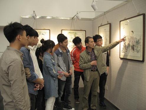 ���ְҵ��ѧ�����黭չ���ͼ�����Ļ