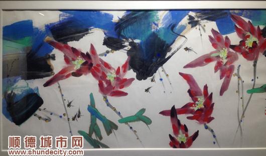 陈天水墨作品系列展亮相广东顺德艺术展览馆