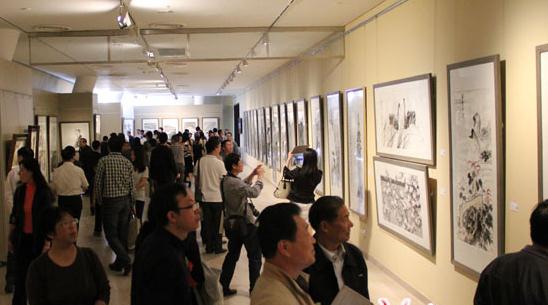 ɽ�����Ͼٰ�ӭ���ŵ������������黭չ