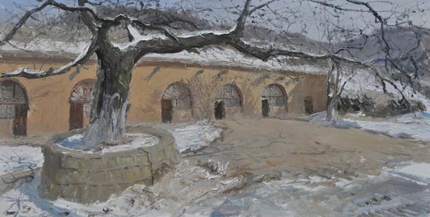 黄河哺艺·马建飞油画展28日亮相中国美术馆(图)