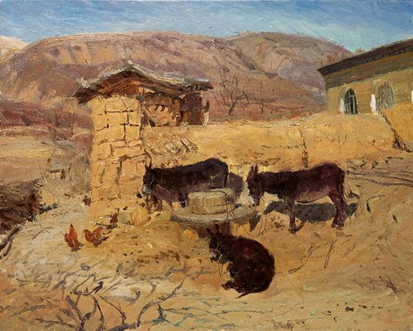 黄河哺艺·马建飞油画展28日亮相中国美术馆(图)