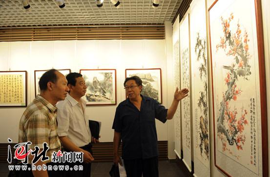 山风水韵—临城县书画作品晋省展石家庄启幕(图)