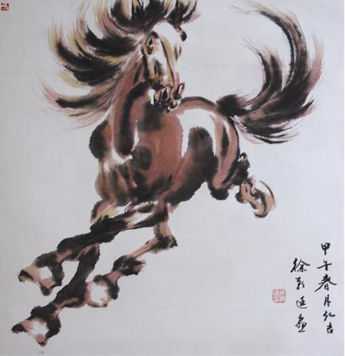浅谈徐公朝廷先生画马