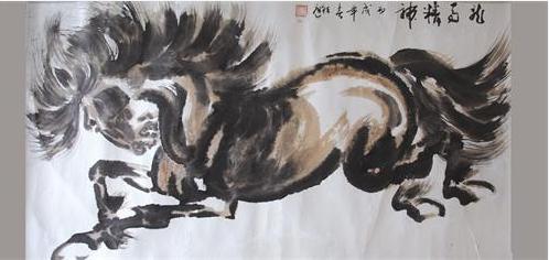 浅谈徐公朝廷先生画马