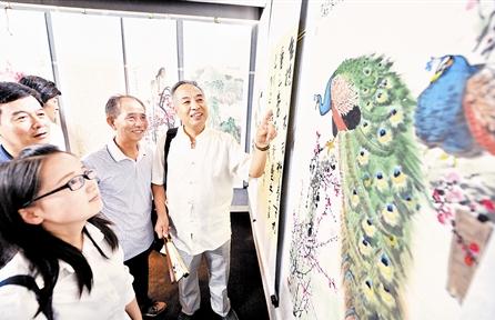 ����Ͽ���Ժ�ٰ콨Ժ35�����黭��Ʒչ