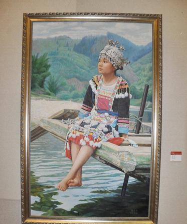 �����������ﻭ������Ʒչ������Ļ