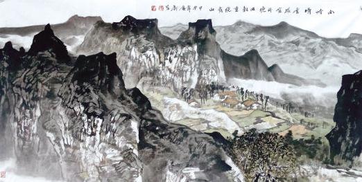 韦广寿山水画展7月将在广东珠海举行