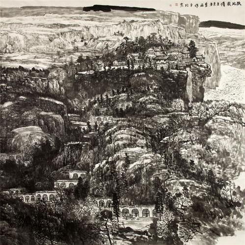雷正民:品画家李丽山水作品有感