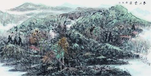 雷正民:品画家李丽山水作品有感