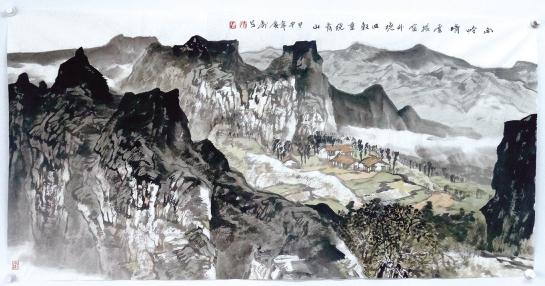 韦广寿山水画展7月亮相广东珠海