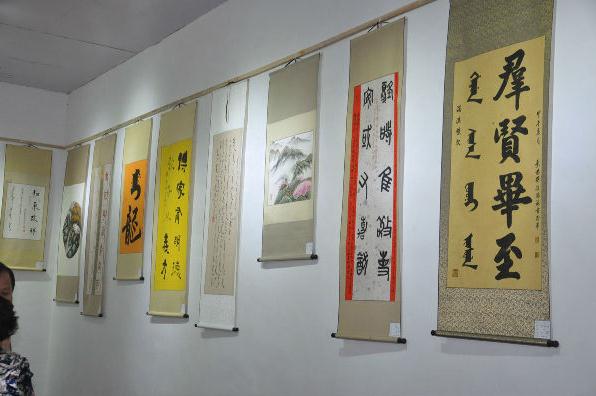 2014北京满族书画展展出书画作品120余幅