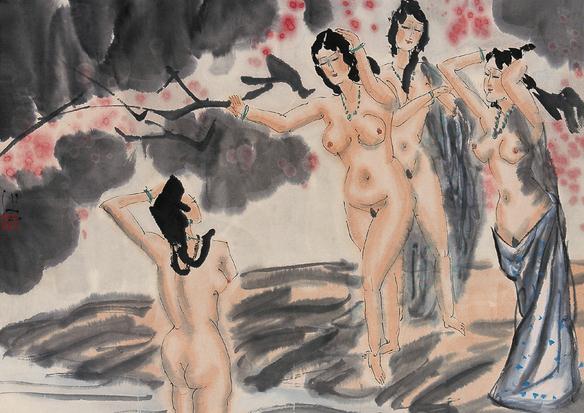 傅抱石之子傅小石作品选登