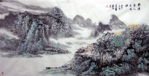 中国山水画家刘福作品欣赏