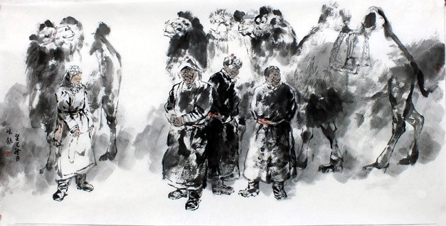 画家王晓银作品-初冬