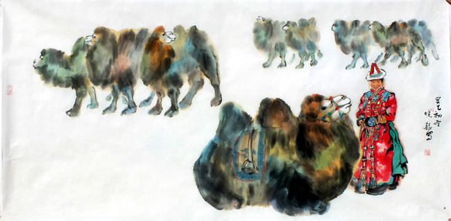 画家王晓银作品-早春