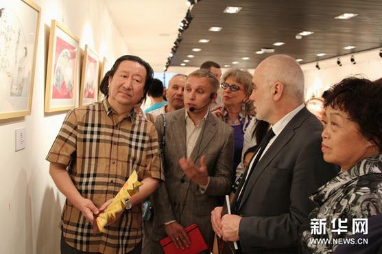 杨院长在扇画展览开幕式上致辞