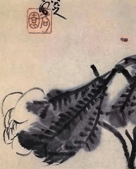 八大山人 荷花 上海博物馆藏