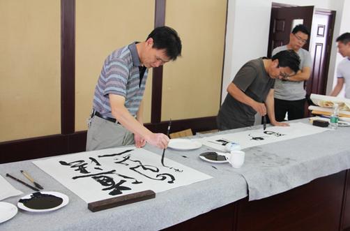 王昌军书法展在山东薛城举行