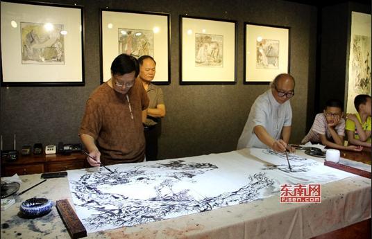 王奇志、罗中凡中国画联展福建莆田启幕