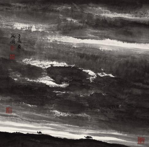 马万国中国山水画作品-昆仑系列 之六