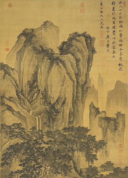 台北故宫馆藏明唐寅山水画作品赏析（组图）-中国山水画艺术网