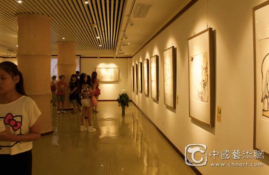 慈云常护——演旭禅意画展在文龙堂美术馆开展