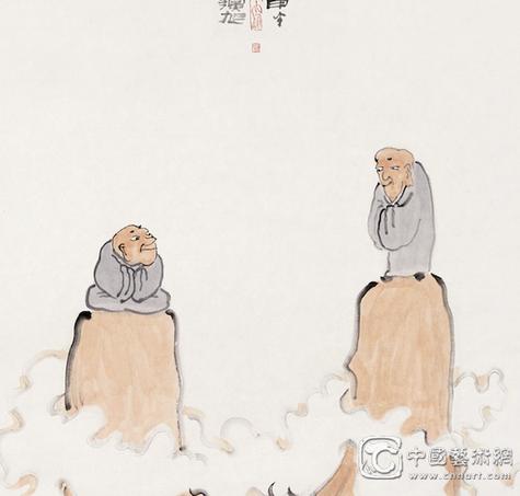 慈云常护——演旭禅意画展在文龙堂美术馆开展