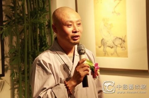 慈云常护——演旭禅意画展在文龙堂美术馆开展