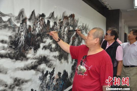 海峡两岸名家采风广东惠州 多幅画作出炉