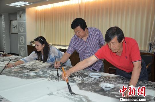 海峡两岸名家采风广东惠州 多幅画作出炉